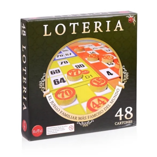 Juego de Mesa LOTERIA BOLILLAS MADERA