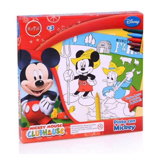 Juego de Mesa Pinta con Mickey Royal