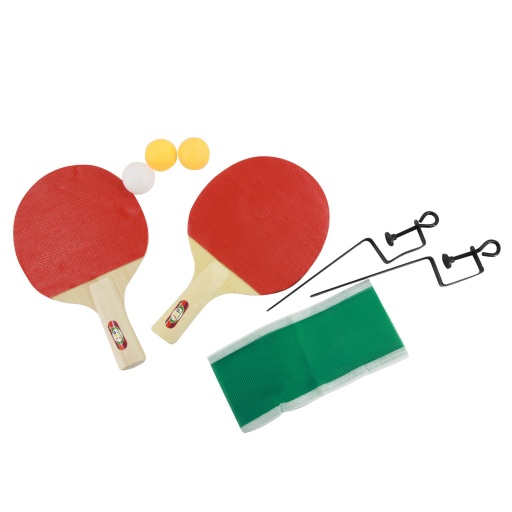 PALETA DE PING PONG CON RED Y SOPORTE