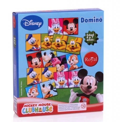 Juego de Mesa Domino la Casa de Mickey Royal