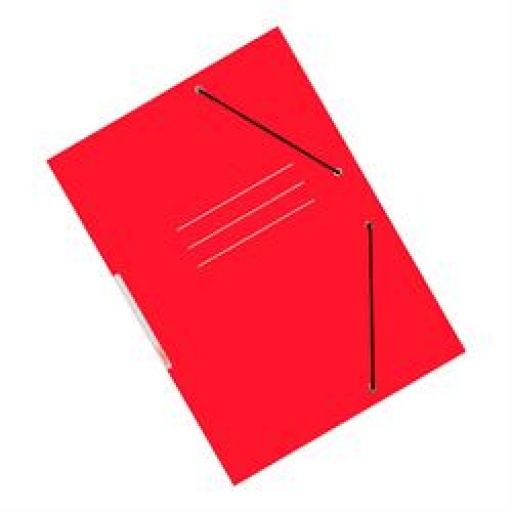 CARPETA CON ELASTICO TEORIA+  ROJO