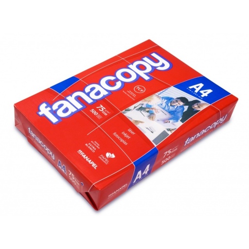 PAPEL FOTOCOPIA A4 FANACOPY 75GS