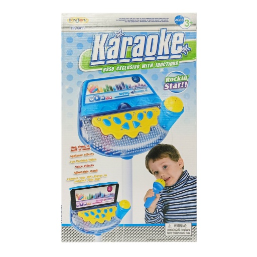 MICROFONO KARAOKE LUZ MP3