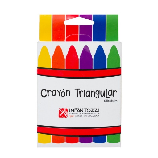 CRAYON TRIANGULAR X 6 INFANTOZZI