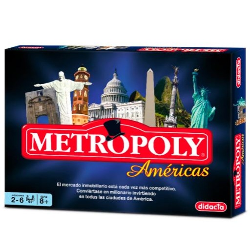 JUEGO DE MESA METROPOLY AMERICAS DIDACTA