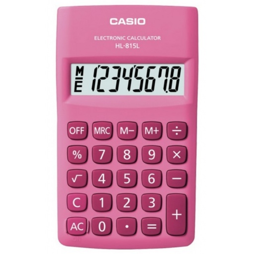 CALCULADORA CASIO HL-815 ROSA