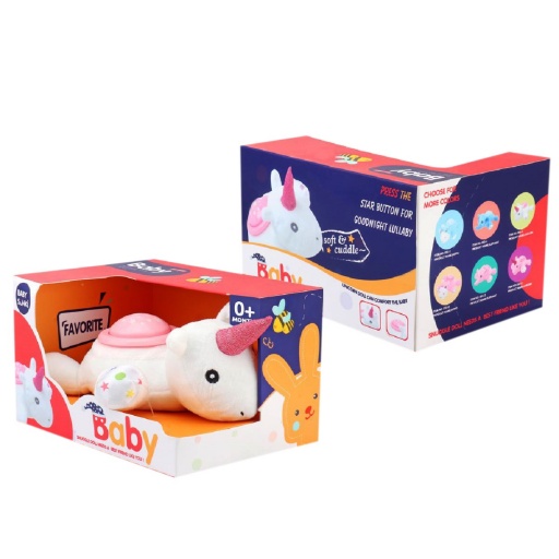 DORMIDERA PELUCHE UNICORNIO LUZ