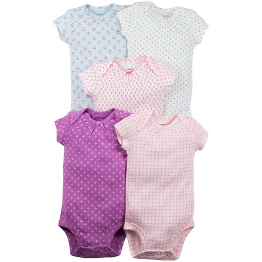 SET 5 PC BODYes ESTAMPADOS BEBE