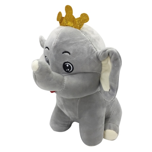 PELUCHE ELEFANTE CON CORONA