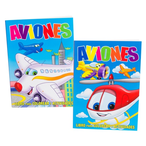 LIBRO COLOREAR AVIONES 4020