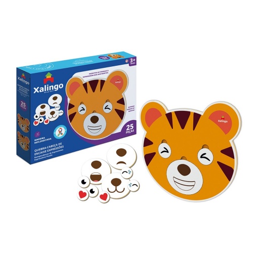 PUZZLE ENCASTRE MADER CARA TIGRE XALINGO 718.7