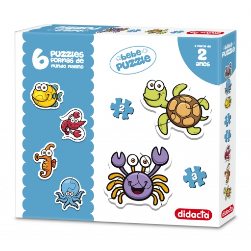 DIDACTA PUZZLES FORMAS DEL MAR X 6