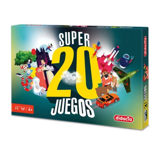 Juego de Mesa Super 20 Juegos Didacta