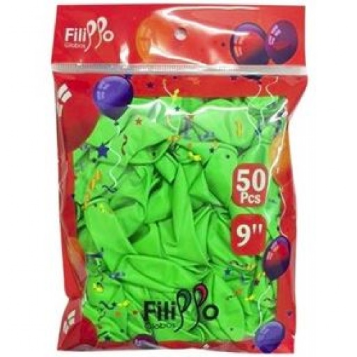 GLOBO 10" X 50 FILIPPO VERDE MANZANA