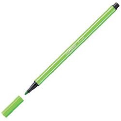 MARCADOR STABILO PEN 68 TRAZO GRUESO VERDE CLARO