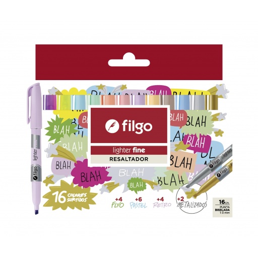 SET ARTE FILGO LIGTHER FINE ESTUCHE X 16 SURTIDOS