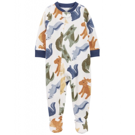 PIJAMA PIE MICROPOLAR ANIMALES CARTERS 12M