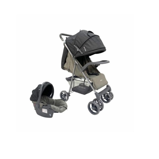 COCHE SEVILLA TRAVEL SYSTEM GRIS BEBESIT