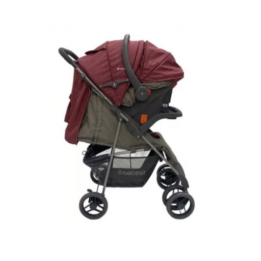 COCHE SEVILLA TRAVEL SYSTEM ROSA BEBESIT