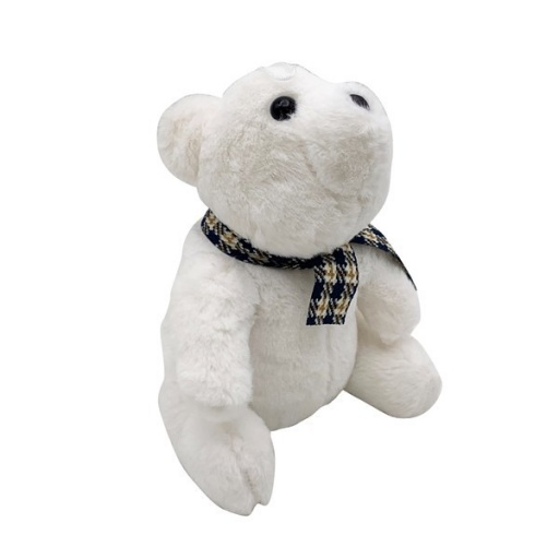 PELUCHE OSO POLAR CON BUFANDA