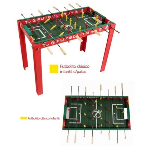 FUTBOLITO MADERA CON PATAS