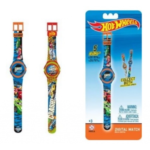 RELOJ INFANTIL RELOJ HOT WHEELS MATTEL