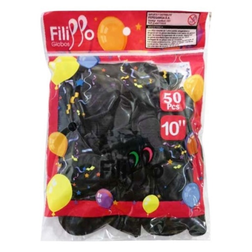 GLOBO 10" X 50 FILIPPO NEGRO flaber