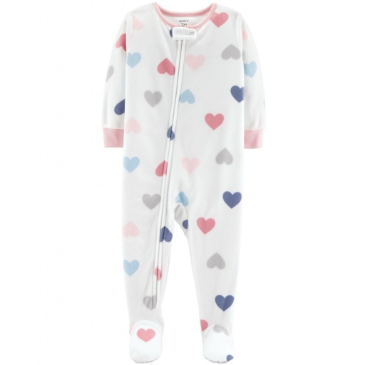 PIJAMA CARTERS MICROPOLAR CORAZONES 4T