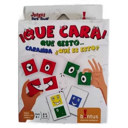 CARTAS INFANTILES JUEGO PARA LLEVAR QUE CARA QUE GESTO