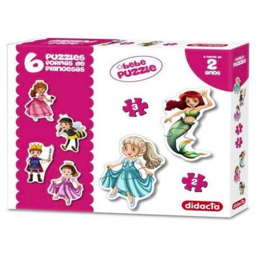 DIDACTA PUZZLES FORMAS PRINCESAS X 6