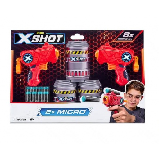 ARMA X-SHOT EXCEL MICRO X 2 CON 8 DARDOS