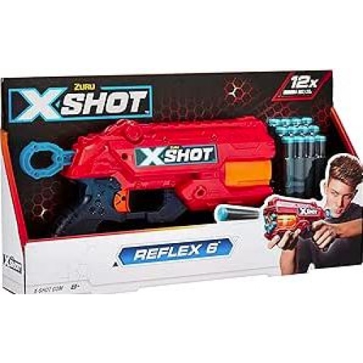 ARMA X-SHOT EXCEL REFLEX 6 CON 12 DARDOS