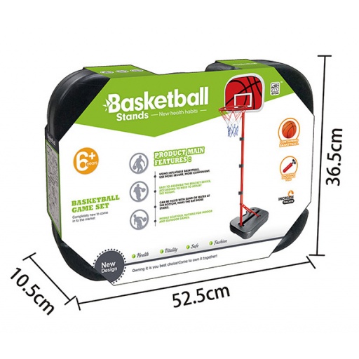 TABLERO COMPLETO DE BASKET PLEGABLE