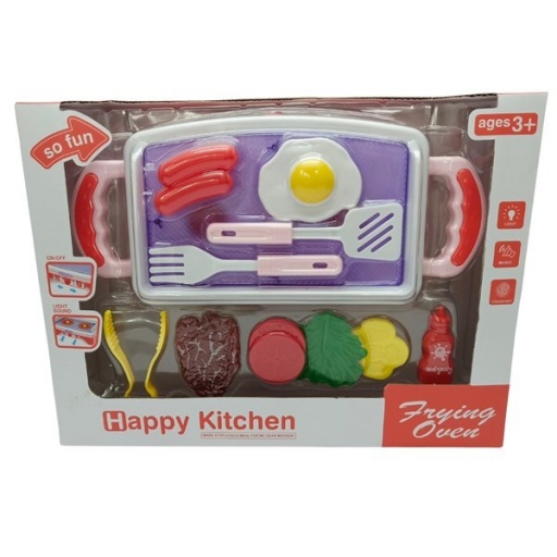 SET COCINA PLANCHA 10 ACC LUZ SONIDO6607