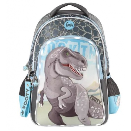 MOCHILA DINOSAURIO 18" CON LUZ LED FOOTY