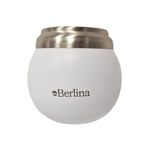 MATE BERLINA 210ML ACERO DOBLE PARED BLANCO