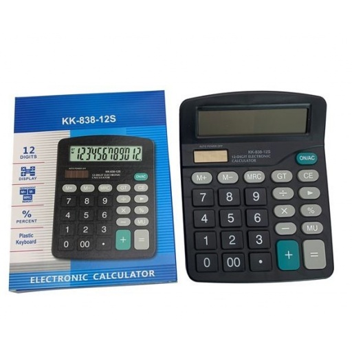 CALCULADORA MESA SOLARKK-838-12S 1AA7155