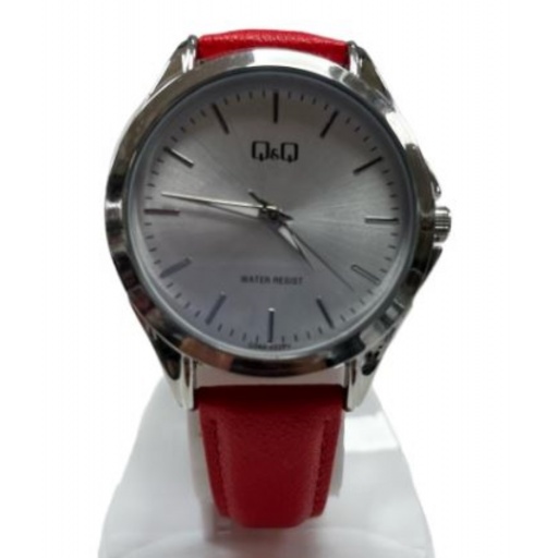 RELOJ PULSERA Q&Q ANALOGO DE DAMA C04A022PY ROJO