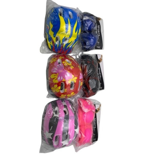 PROTECTORES X 6 PARA BICICLETA CON CASCO