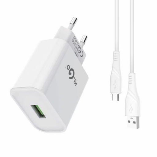 CARGADOR CON CABLE USB-C KLGO  C09T