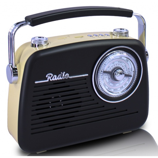 RADIO RETRO COLOR PASTEL BT SD USB FM AM BATERIA