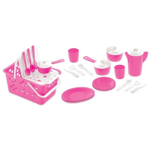 SET COCINA 19 PZAS CON CANASTO