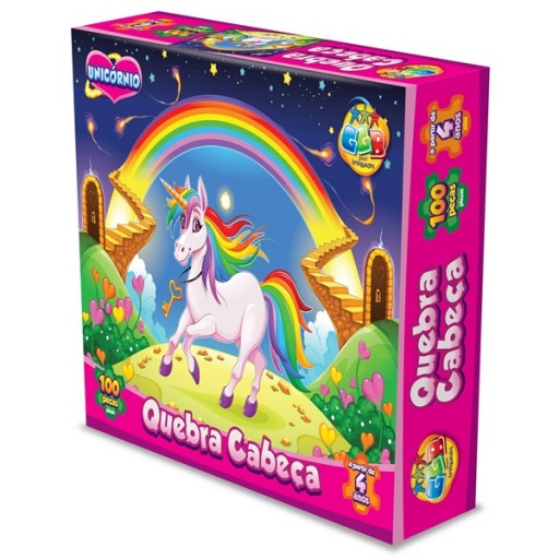 PUZZLE CARTON 100 PZAS UNICORNIOS GB 1010