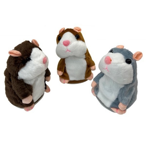 PELUCHE HAMSTER REPITE SONIDOS 3AAA 8870