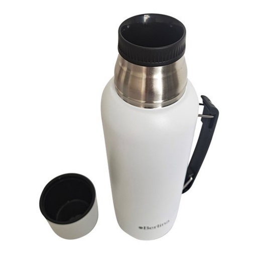 TERMO BERLINA 1L TAPON CLASICO CON ASA BLANCO