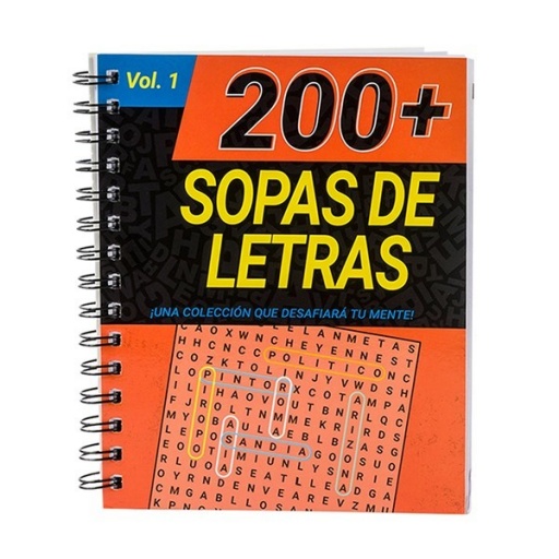 LIBRO ACTIVIDADES SOPA DE LETRAS ESPIRAL 54765