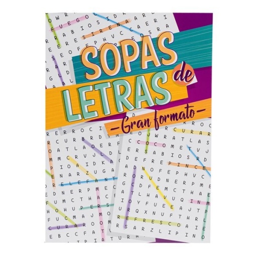 LIBRO ACTIVIDADES SOPA DE LETRAS GRAN FORMA51241