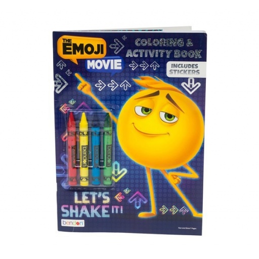 LIBRO COLOREAR EMOJI CON CRAYO