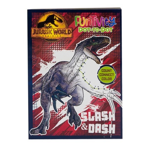 LIBRO COLOREAR JURASSIC WORLD 75410