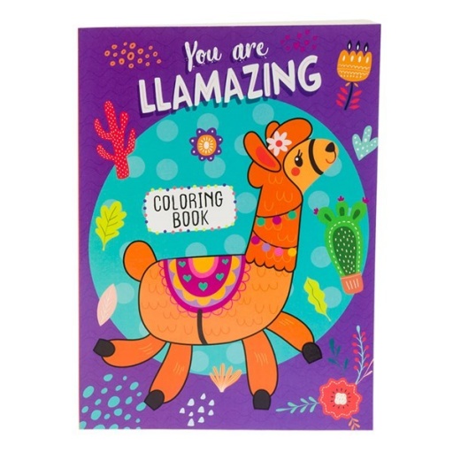 LIBRO COLOREAR LLAMAS 42338